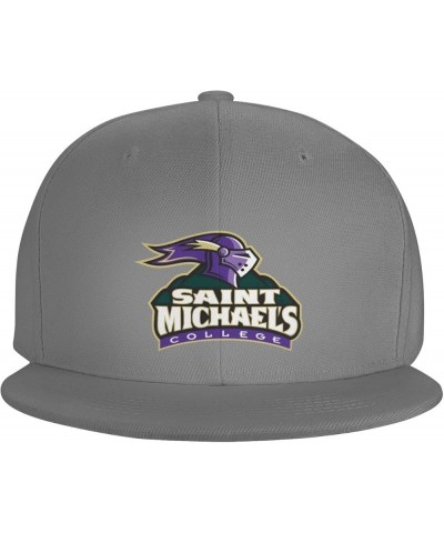 Saint Michael's College Logo Baseball Fashion for Men Trucker Sun Visor Cap Gray $12.47 Baseball Caps