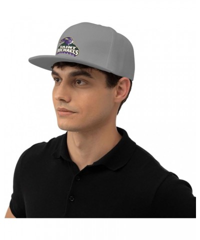 Saint Michael's College Logo Baseball Fashion for Men Trucker Sun Visor Cap Gray $12.47 Baseball Caps