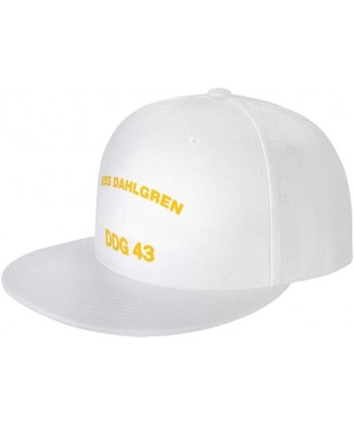 USS Dahlgren DDG 43 DLG 12 Flag-Trucker Hats Denim Hats Cowboy Knit hat Baseball Caps Fisherman's hat White $13.99 Baseball Caps