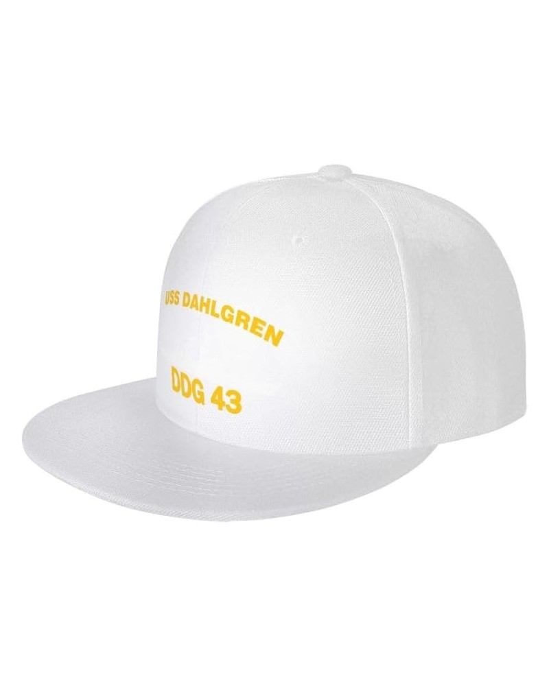 USS Dahlgren DDG 43 DLG 12 Flag-Trucker Hats Denim Hats Cowboy Knit hat Baseball Caps Fisherman's hat White $13.99 Baseball Caps