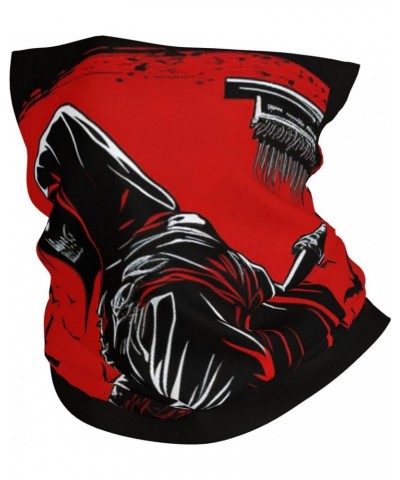 sickle Grim reaper night moon red Neck Gaiter Face Cover Scarf Balaclava Bandana for Women Men Gaiter Mask for Motorcycle Cyc...