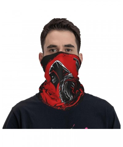 sickle Grim reaper night moon red Neck Gaiter Face Cover Scarf Balaclava Bandana for Women Men Gaiter Mask for Motorcycle Cyc...