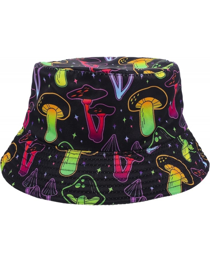 Mushroom Bucket Hat Outdoor Bucket Hat Fisherman Caps for Carnival Party Sun Protection Women As Shown-2 $7.15 Bucket Hats