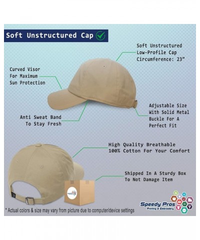 Soft Baseball Cap I Can and I Will Cotton Dad Hats for Men & Women Stone $17.39 Baseball Caps