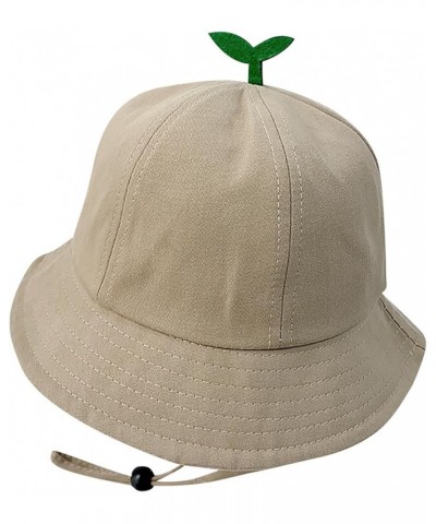 Women's Fisherman Hat Double Sided Reversible Bucket Hat Sun Hat Foldable Outdoor Hat Beach Hat Men's Flat Cap Khaki-2 $10.67...