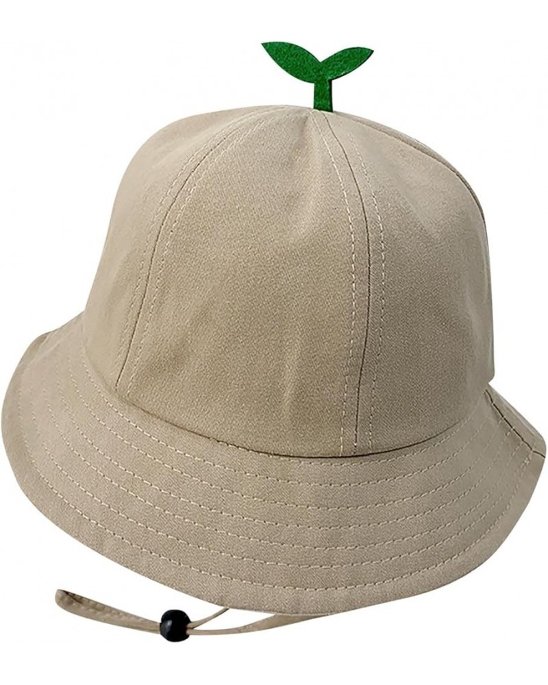 Women's Fisherman Hat Double Sided Reversible Bucket Hat Sun Hat Foldable Outdoor Hat Beach Hat Men's Flat Cap Khaki-2 $10.67...