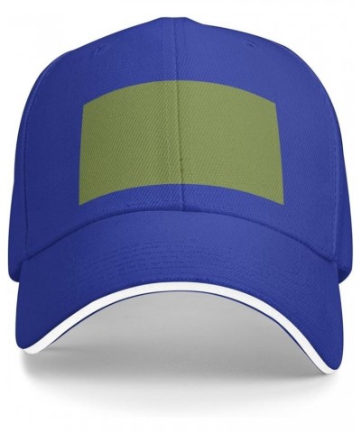 Solid Dark Green Pattern Casual General Baseball Cap Black : Comfortable, Light Blue $9.73 Baseball Caps