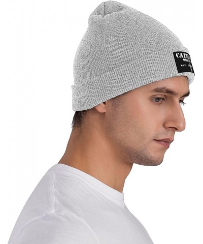 Catholics Since 33 Beanie for Mens Women Winter Warm Hat Knitted Cuffed Skull Cap Black Gray $8.67 Skullies & Beanies