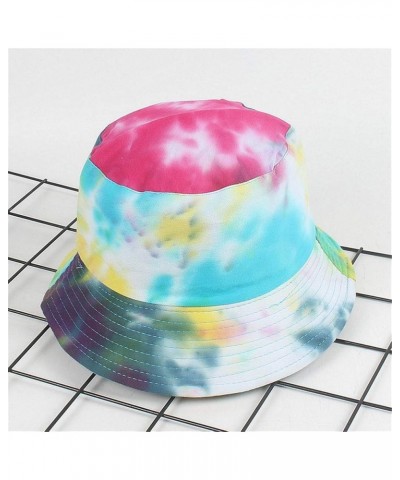 Fashion Sun Adults Tie Festival Cotton Fishing Hat Fisherman Beach Cap Bucket Baseball Caps Women Outdoor Bucket Hat Blue $8....