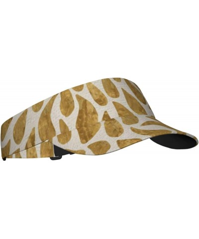 Gold Drops Print Sunscreen Visor Hats for Women & Men,Sport Empty Top,Tennis Visor,Golf Visor Gold Drops $12.32 Visors