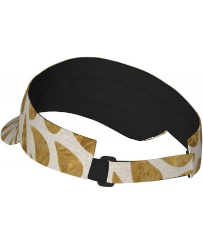 Gold Drops Print Sunscreen Visor Hats for Women & Men,Sport Empty Top,Tennis Visor,Golf Visor Gold Drops $12.32 Visors