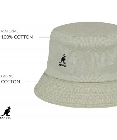 Washed Bucket Hat - Marine Teal/XL Khaki $17.33 Bucket Hats