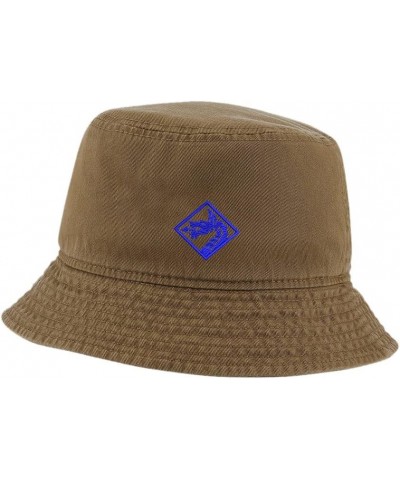 Women Bucket Hats for Men Army18th Airborne Corps Embroidered Unisex Bucket Hat Outdoor Fishing Hat Khaki $13.90 Bucket Hats