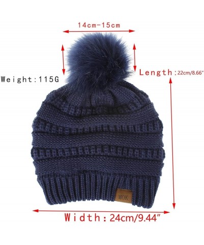 Women Fashion Keep Warm Winter Hats Knitted Wool Hemming Hat Wine_55 $8.99 Skullies & Beanies