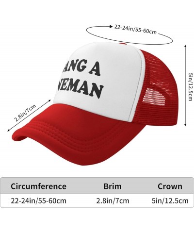 Bang A Lineman Funny Hat for Men Washed Dad Hat Baseball Cap Adjustable Trucker Hat Unisex Sun Hat Fishing Hat Black Black 12...