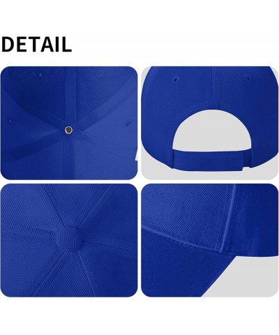 Classic Baseball Caps,Adjustable Sandwich Cap, Black Casquette Hats Outdoor Trucker Dad Hat Blue $10.91 Baseball Caps