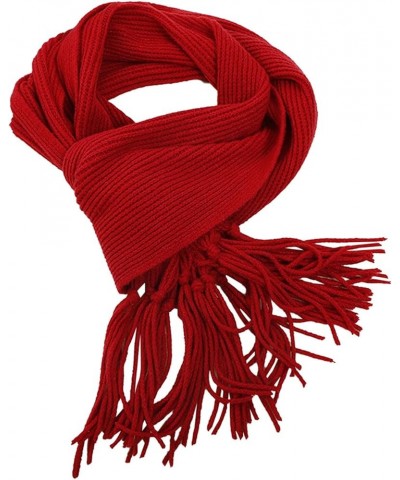 Winter Solid Kint Feel Pashmina Shawls Wraps Ladies Light Scarf Warm Scarves Womens Long Shawl Wraps Sheer Head Red $13.75 Sc...