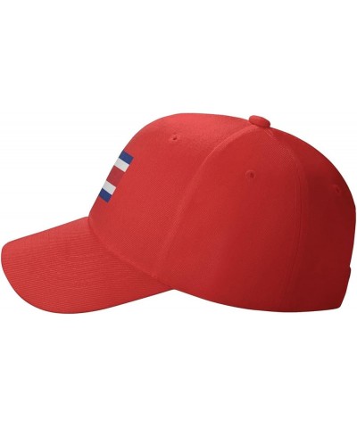 Flag of Costa Rica Baseball Cap for Men Women Hat Adjustable Truck Driver Baseball Caps Dad Hats Red $12.42 Baseball Caps