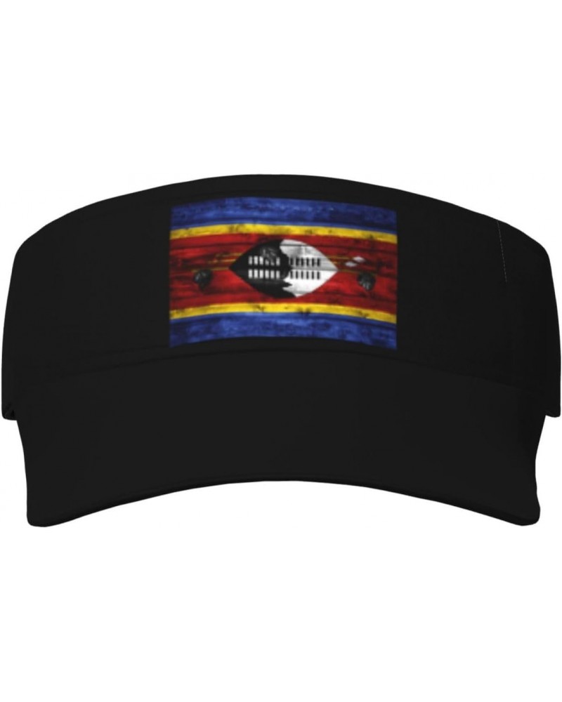 Flag of Eswatini Sun Defense Adult Protection Visor490 Black $10.99 Visors