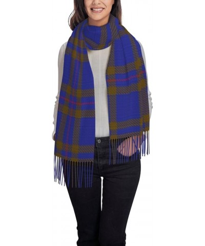 Large Scarf Plaid Cashmere Feel Shawl Wraps with Tassel Soft Fashion Warm Scarves for Women Scottish Clan Elliot Elliott Tart...