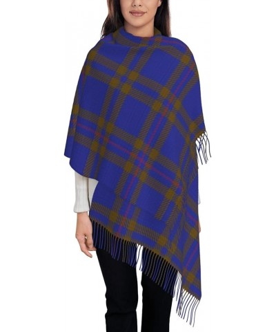 Large Scarf Plaid Cashmere Feel Shawl Wraps with Tassel Soft Fashion Warm Scarves for Women Scottish Clan Elliot Elliott Tart...