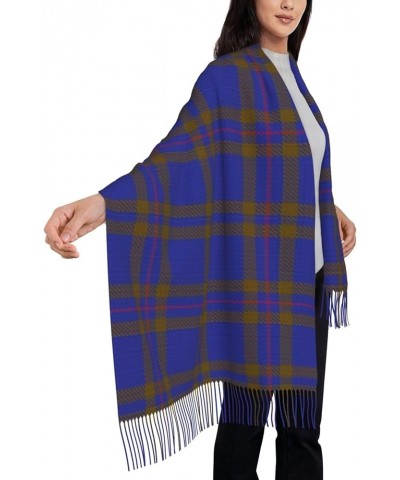 Large Scarf Plaid Cashmere Feel Shawl Wraps with Tassel Soft Fashion Warm Scarves for Women Scottish Clan Elliot Elliott Tart...