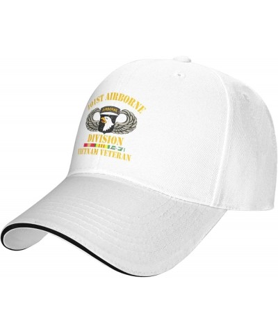 101st Airborne Division Vietnam Veteran Baseball Hats Cap for Men Women Adjustable Classic Trucker Hats White $13.00 Baseball...