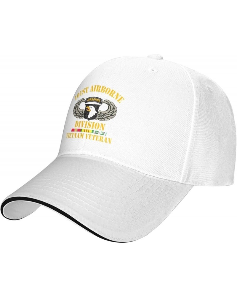 101st Airborne Division Vietnam Veteran Baseball Hats Cap for Men Women Adjustable Classic Trucker Hats White $13.00 Baseball...