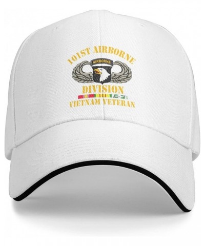 101st Airborne Division Vietnam Veteran Baseball Hats Cap for Men Women Adjustable Classic Trucker Hats White $13.00 Baseball...