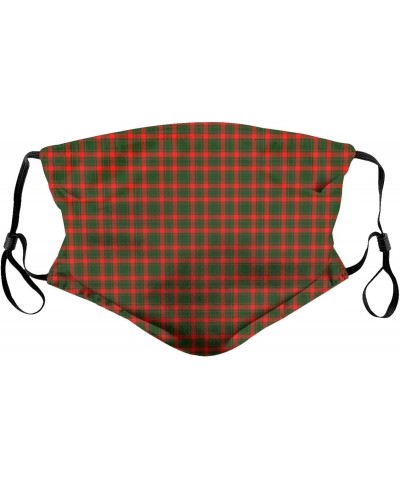 Applecross District Tartan Reusable Face Mask with Replaceable Filter Activated Carbon Dust Mask with Two Filters $11.19 Bala...