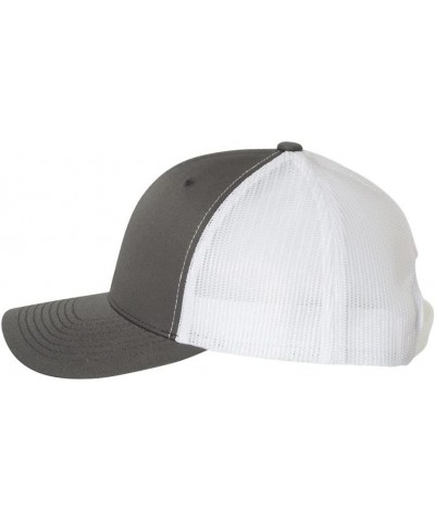 2009-14 Ford F150 Pickup Truck Fully Embroidered Yupoong 6606 Snapback Trucker Fitted Cap Grey-white $16.41 Baseball Caps