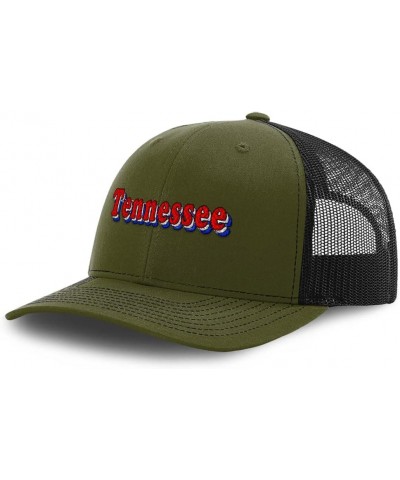 Custom Richardson Trucker Hat Tennessee Style C Love Polyester Baseball Cap Loden Black Design Only $19.59 Baseball Caps