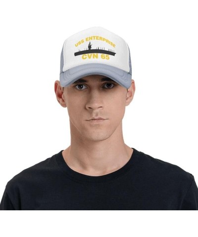 USS Enterprise CVN 65 Flag-Trucker Hats Denim Hats Cowboy Knit hat Baseball Caps Fisherman's hat $15.66 Baseball Caps