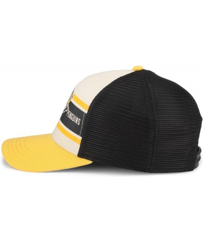 Pettsburgh Penguins NHL Sinclair Adjustable Snapback Baseball Hat, Black/Ivory/Gold (21001A-PPN-BLIG) $15.07 Baseball Caps