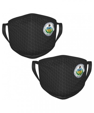 Seal of Pennsylvania Face Mask 2 Pcs Face Cover Reusable Washable Breathable for Men Women Balaclavas Bandanas Black $12.60 B...