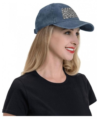 Skulls Cowboy Baseball Cap, Fashion Print Adjustable Baseball Cap, Adult Casual Cap, Washed Cowboy Cap Navy Blue $13.99 Cowbo...