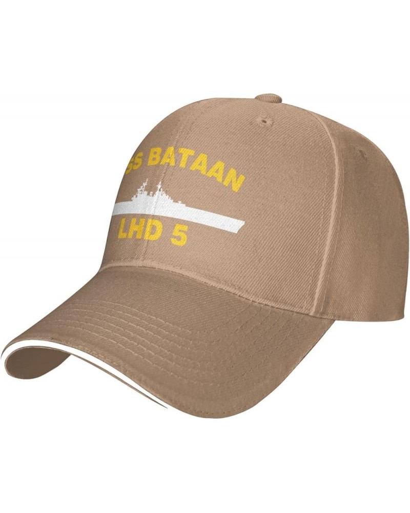 USS Bataan LHD 5 Flag Cowboy Hats Baseball Caps Vintage Sandwich Cap Children Cap Natural $12.67 Newsboy Caps