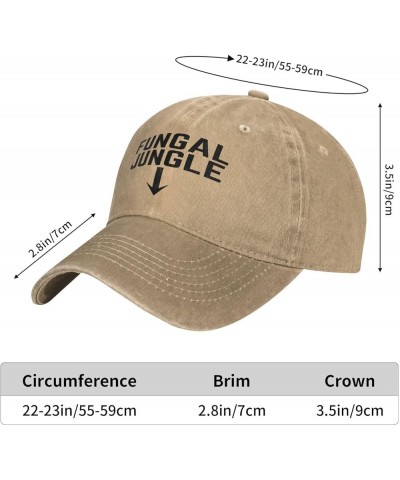 Fungal Jungle Hat Dirty Joke and Sexual Adult Humor Hat for Men Women Trucker Hat Baseball Cap Natural $13.48 Baseball Caps