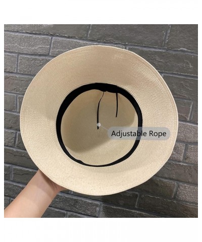 Womens Wide Brim Straw Sun Hat, Roll-up Foldable Beach Hat for Women,Beige Sun Hat Summer UV Protection Hats Beige $26.88 Sun...