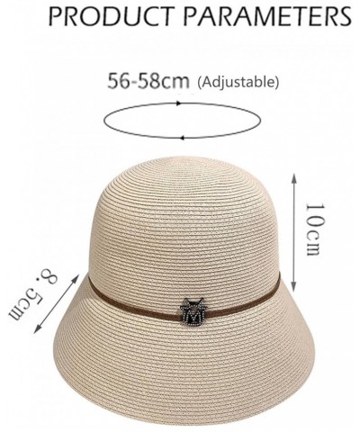 Womens Wide Brim Straw Sun Hat, Roll-up Foldable Beach Hat for Women,Beige Sun Hat Summer UV Protection Hats Beige $26.88 Sun...