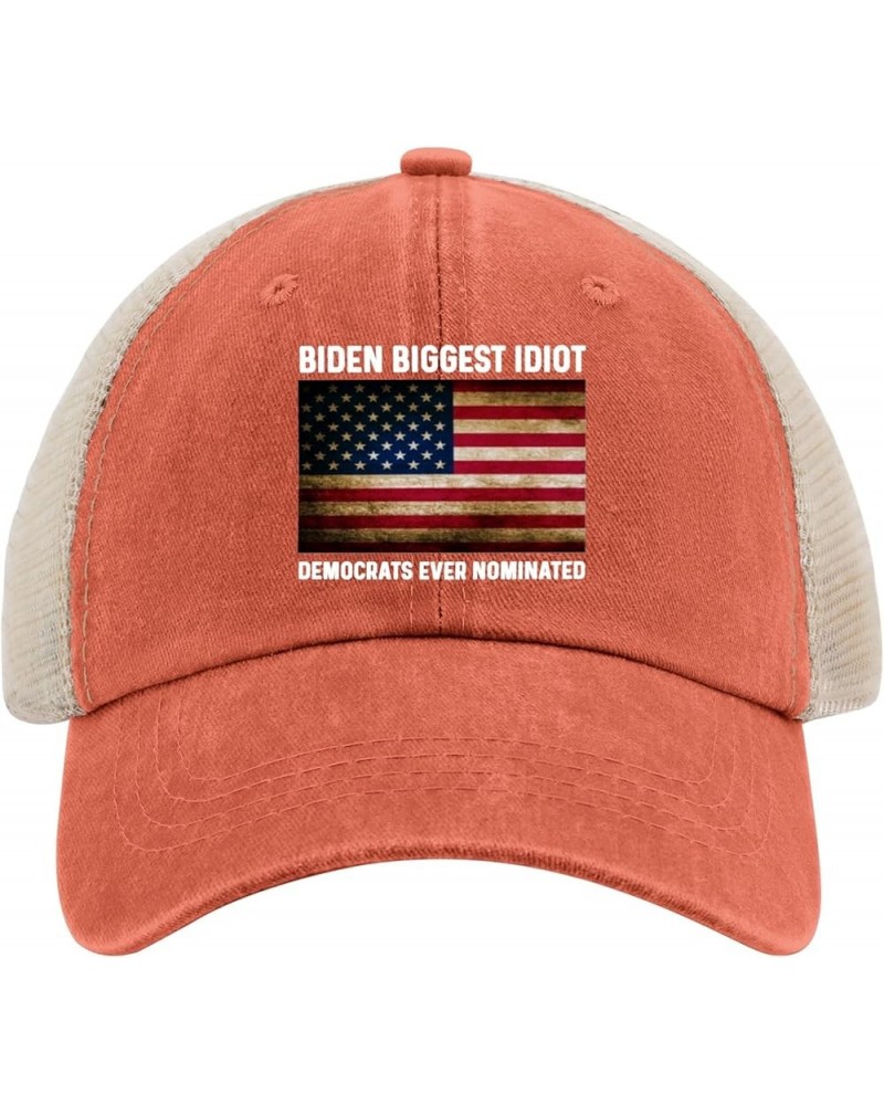 Trucker Hat for Women Presidents Day Trucker Hat for Men Lids Hat Trendy Sun Hat Saffron02 $11.19 Visors