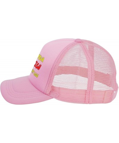 Custom Hats Design Your Own Trucker Hat Text Or Logo Or Images Baseball Cap for Man Or Women Personalized Gifts Pink 1 $8.11 ...