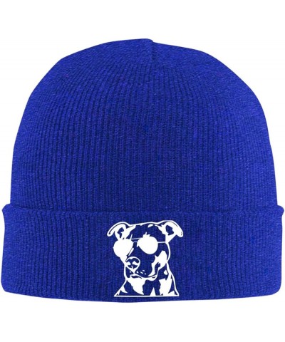 This Girl Loves Her Pitbulls Knit Winter Hats Cuffed Beanie Stocking Hat Ski Gift Blue $12.64 Skullies & Beanies