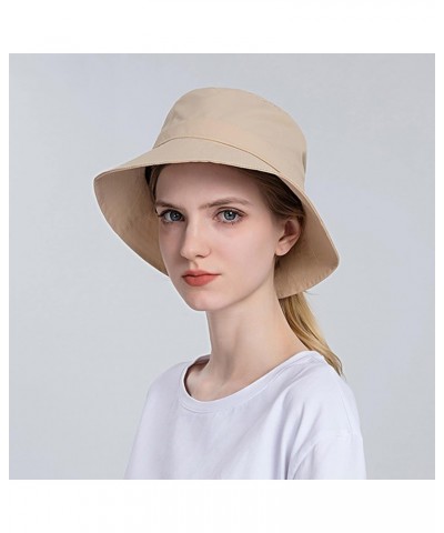 Women Sun Hat Wide Brim Beach Hat Adjustable Bucket Hat Summer Hats Caps Cowboy $11.26 Sun Hats