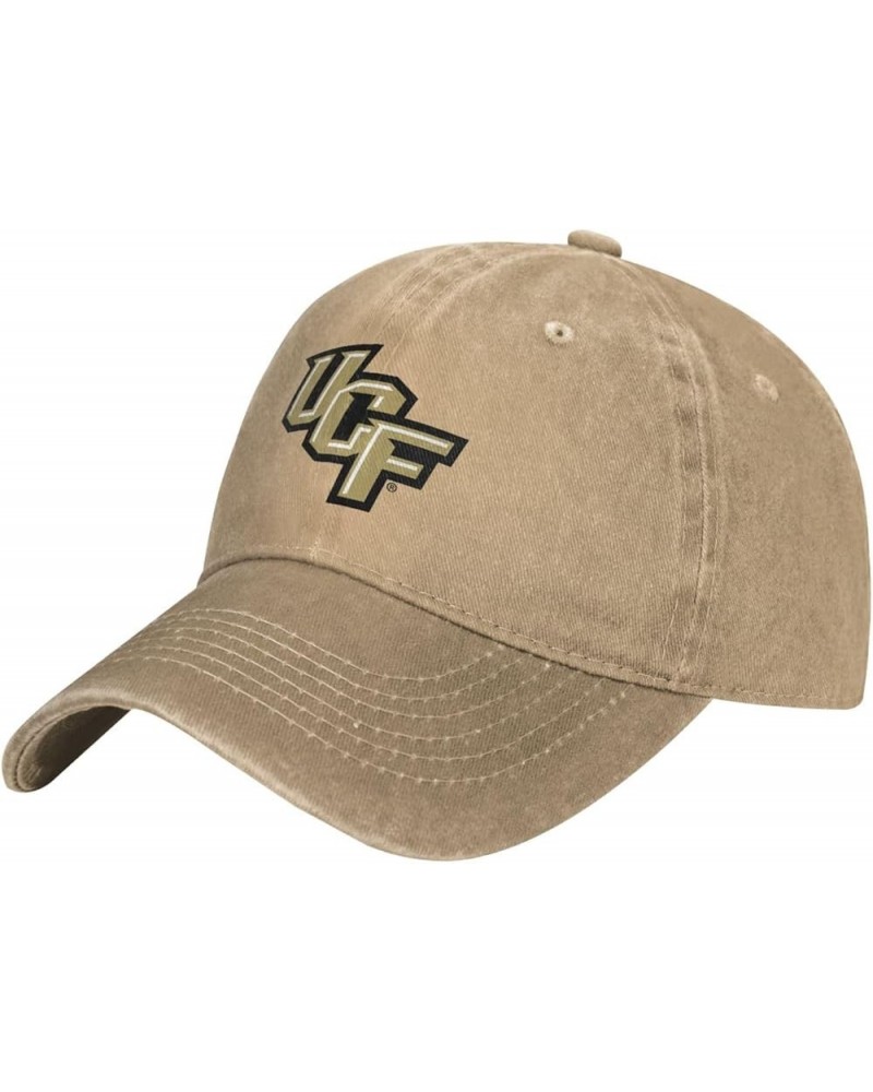 UCF Knights Cowboy Hats，Unisex Adjustable for Hat Baseball Cap Casquette Natural $14.24 Cowboy Hats