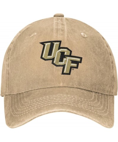 UCF Knights Cowboy Hats，Unisex Adjustable for Hat Baseball Cap Casquette Natural $14.24 Cowboy Hats