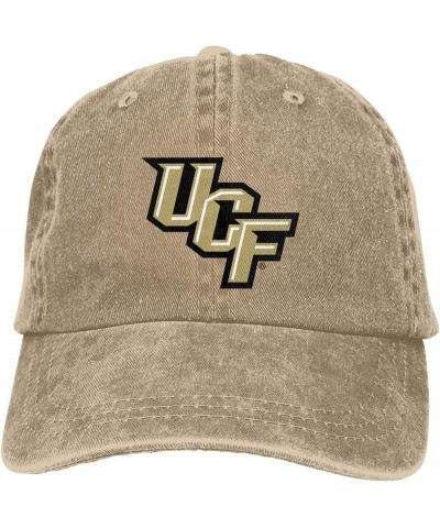 UCF Knights Cowboy Hats，Unisex Adjustable for Hat Baseball Cap Casquette Natural $14.24 Cowboy Hats