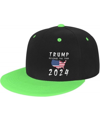 Trump Revenge The Tour 2024 Hip Hop Baseball Cap Green $10.18 Baseball Caps