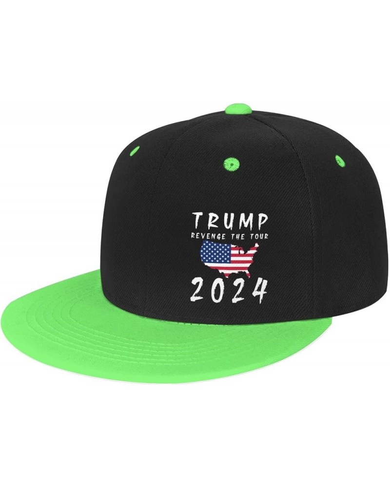 Trump Revenge The Tour 2024 Hip Hop Baseball Cap Green $10.18 Baseball Caps