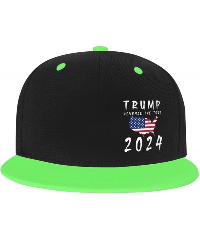 Trump Revenge The Tour 2024 Hip Hop Baseball Cap Green $10.18 Baseball Caps